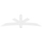 Ekena Millwork Alberta Architectural Grade PVC Gable Bracket, 96"W x 28"H x 4"D x 6"F, 7/12 Pitch GBP096X28X0406ALB00 - alternate 3
